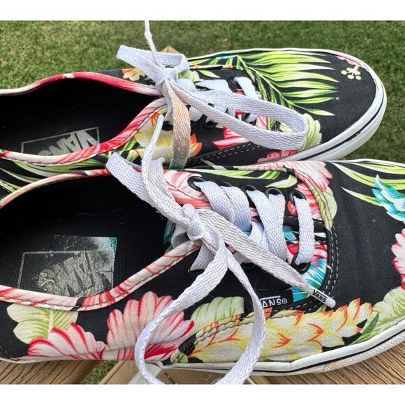 Thrashed Vans Era Low Top Sneakers HAWAIIAN FLORA 5000200 W 8 M 6.5 - Picture 5 of 15